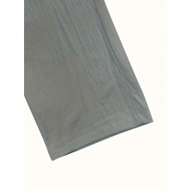 [Trusted] Men's Casual Cotton Linen Pants with Multi-Button Detail - Loose Fit, Solid Color, Perfect for Beach & Summer