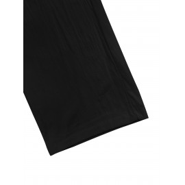 [Trusted] Men's Casual Cotton Linen Pants with Multi-Button Detail - Loose Fit, Solid Color, Perfect for Beach & Summer