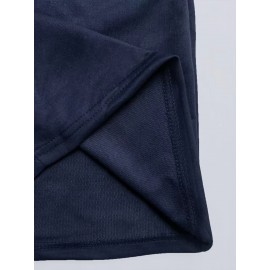 Men's Lightning Print Casual Shorts - Comfy, Stretchy Polyester, Perfect for Summer Sports & Beach Outings