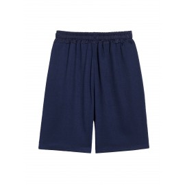 Men's Casual Drawstring Shorts - Comfy Polyester, Printed Design for Summer Sports & Beach Wear